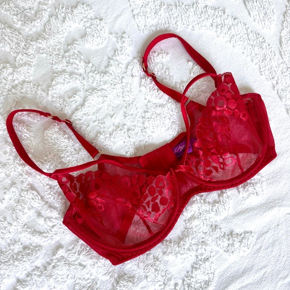 Agent Provocateur Other - L’Agent by Agent Provocateur Red Lace Bra